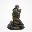 foto-2.png Preto Velho in Prayer - Umbanda Spiritual Entity Miniature Statue