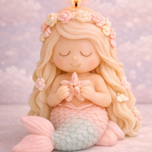 Sirenita para vela