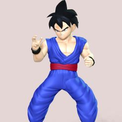 1.jpg Файл 3D Dragon Ball - Teen Son Gohan Fanart・3D-печать дизайна для загрузки