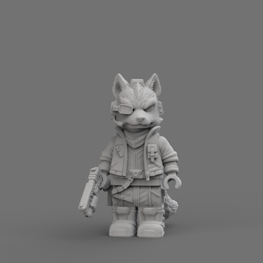 Lego-render.1248.png Fox McCloud Lego Like Minifigure