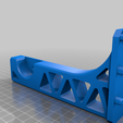 Left-30mmAxle.png Filament spool holder bracket for pegboard mounting