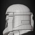 SuperCommandoHelmet34LeftBackW.png The Mandalorian Imperial Super Commandos Helmet for Cosplay 3D print model