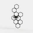 kw.jpg Modular Hexagon Flower Stand – Customizable Plant Display (3D Printed, ABS/ASA Assembly)