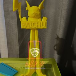 IMG_2647.jpg Raichu Pokemon Card stand