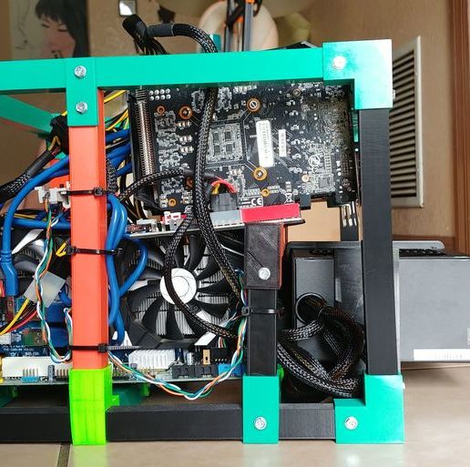 🖥️ Bitcube Crypto Mining Rig Ender 3 Friendly Fully 3D Printed・Free 3D ...