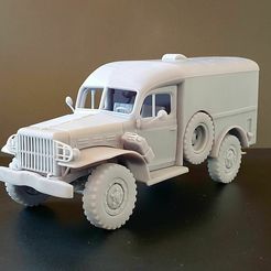 01.jpg 3D-Datei Dodge WC-54 - Modellbausatz im Maßstab 1:35・3D-druckbares Modell zum Herunterladen