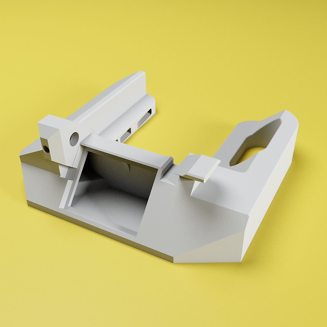 Prusa i3 MK3S upgraded Fan Shroud part Printed In PC-CF
