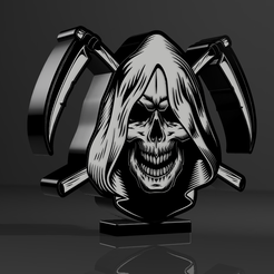 2022-05-10-02_12_31-Autodesk-Fusion-360-Personnelle-Non-destinée-à-un-usage-commercial.png STL file harvester skull lamp・3D printable model to download