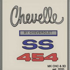chevelle .jpg Plaque d'hommage au SS Chevelle 454 de 1970