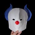 Wearable-Evil-Clown-Mask-5.jpg Wearable Evil Clown Mask