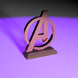 F4.png Avengers logo statue