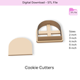 cookie-Cutters-Stl-files-2.png Arch 02 Ausstechform STL-Datei, STL-Ausstechform-Datei, Sofort-Download, Keksstempel STL