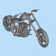 10.jpg Chopper custom biker motorcycle STL printable 3D print