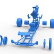 67.jpg Diecast Dragster à moteur avant avec V8 Échelle 1:25