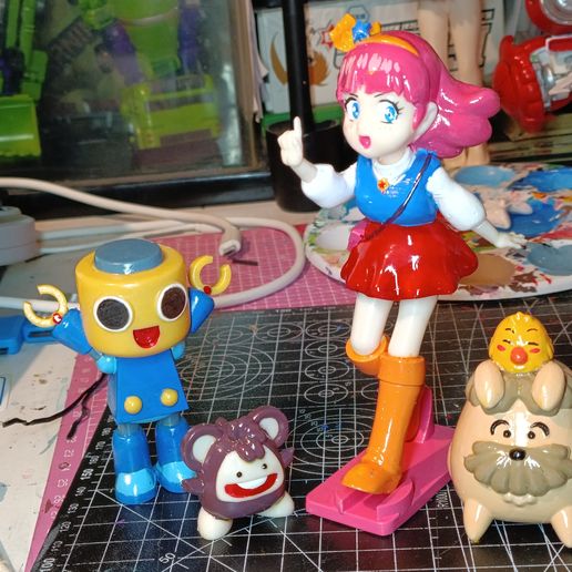 🦸 Gigi (Minky momo Gashapon)・ STL File for 3D printing・Cults
