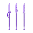Preview Spears.stl Sanguine Seraphs Assault Weapon Set
