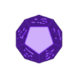 kb7qaf.stl Go-first dice — four d12 that settle the whole turn order in one fair roll