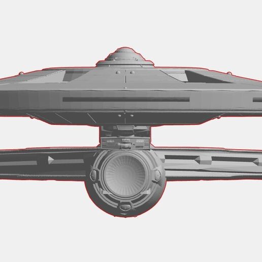 ⭐ Crossfield Class Refit - Star trek discovery STL・ STL File for 3D ...