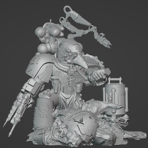 ⚔ RG Raptor Medicae・Free 3D File for ・Cults