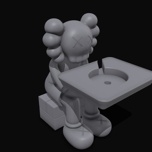 Kaws Apple Watch Dock 3D model
