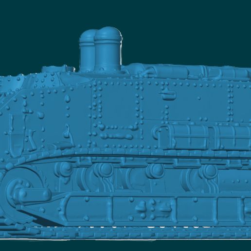 WW1 French Schneider CA1 Heavy Tank 3D model