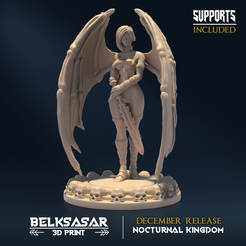 01.png Archivo STL Alas Nocturnas B Desnudo・Objeto imprimible en 3D para descargar