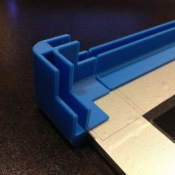 IMG_0265_display_large.jpg Free STL file Mini Modular Framing System - Corner Block and Rail・3D print design to download