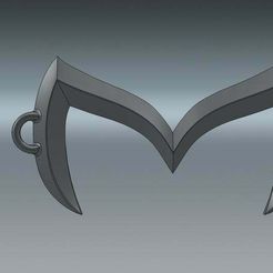 mazda_logo.jpg Fichier STL gratuit Porte-clés emblème de Mazda Batman・Plan pour impression 3D à télécharger, lilykill