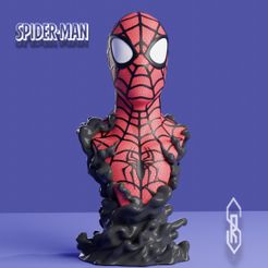 new-presentacion-1da-front.jpg Bust Spiderman - symbiont base