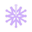 Ice Crystal Christmas Ornament #1 Insert Frikarte3D.stl Ice Crystal Christmas Ornament Pack