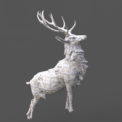 untitled.783.png OBJ file Deer King low res・Design to download and 3D print, aramar