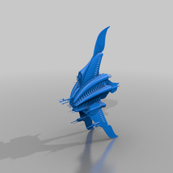 Sharlin_Warcruiser_1.png STL-Datei Minbari Sharlin Warcruiser (2 versions) kostenlos・Design zum 3D-Drucken zum herunterladen