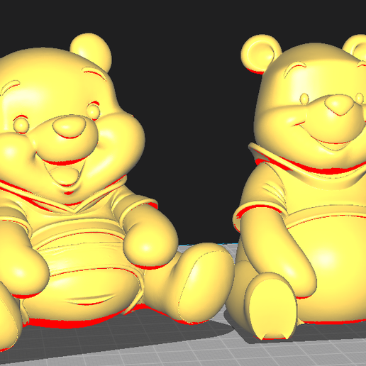 🧸 Winnie the Pooh - Decorative 3D Figure