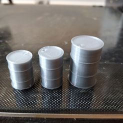 Tonneaux en acier