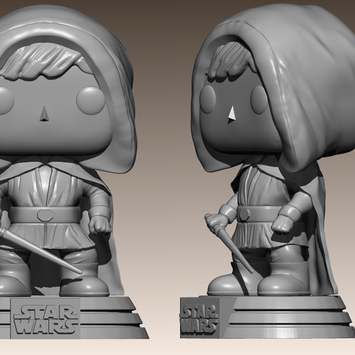 Luke Skywalker - 3D model önizlemesi