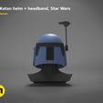 KEYSHOT-SCENA-2020_bokatan_barevne-back.194.png Bo-Katan Helmet and Headband - Starwars