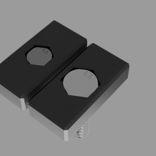 M6 Hex Bolt Slot Nut for Rhino-Rack Pioneer Platform - 3D Printable ...