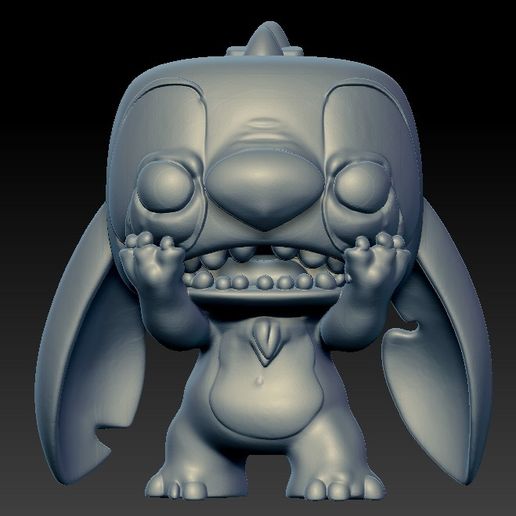 Stitch funko eyes 3D model