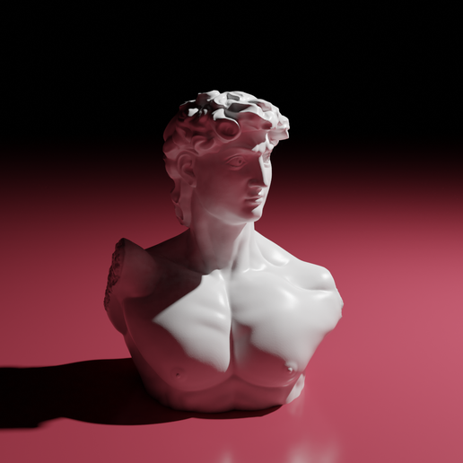 Sculpture Apollo Bust - 3D model önizlemesi