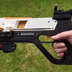 adderini_pistol_00.jpg 3D file Adderini - 3D Printed Repeating Slingbow / Crossbow Pistol・3D print design to download
