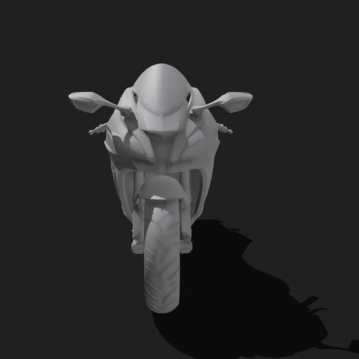 🥷 Kawasaki Ninja ZX-10R Complete Bike Model・ STL File for