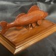 IMG_7756.jpg fish sculpture of a zander / pikeperch with storage space for 3d printing