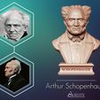 01.jpg Arthur Schopenhauer 3D printable sculpture 3D print model