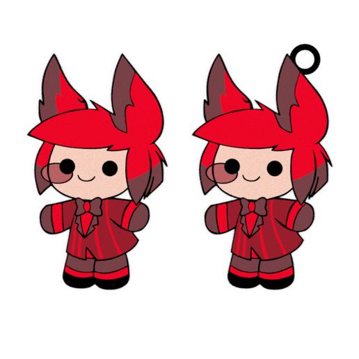 🏨 hazbin hotel Alastor plush + KEYCHAIN・ STL File for 3D