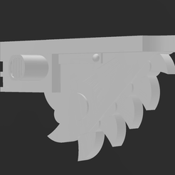 1.png STL-Datei Kettenbajonett für Gewehre, die Bolzen abfeuern kostenlos herunterladen • Objekt zum 3D-Drucken, codewalrus