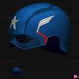 09.jpg John Walker Captain America Helmet - High Quality Model - Marvel Comics