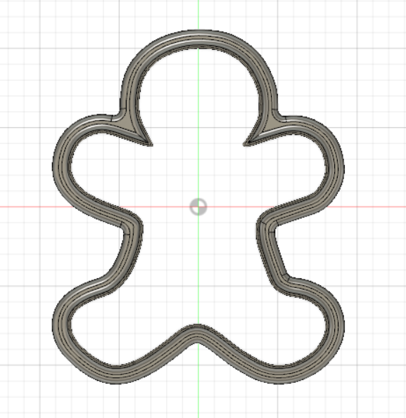 Download Stl File Gingerbread Man Cookie Cutter Form 10cm 393 Inch • 3d Printer Design ・ Cults 6925