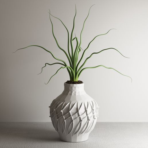 3D Printable Vase - Flower Pot / Planter g107