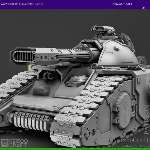 👾 LEGIO CUSTODES CALADIUS GRAV-TANK ANNIHILATOR-keizoo・ STL File