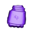 WhiteScarzLHSFist.stl Hand Factions Pack